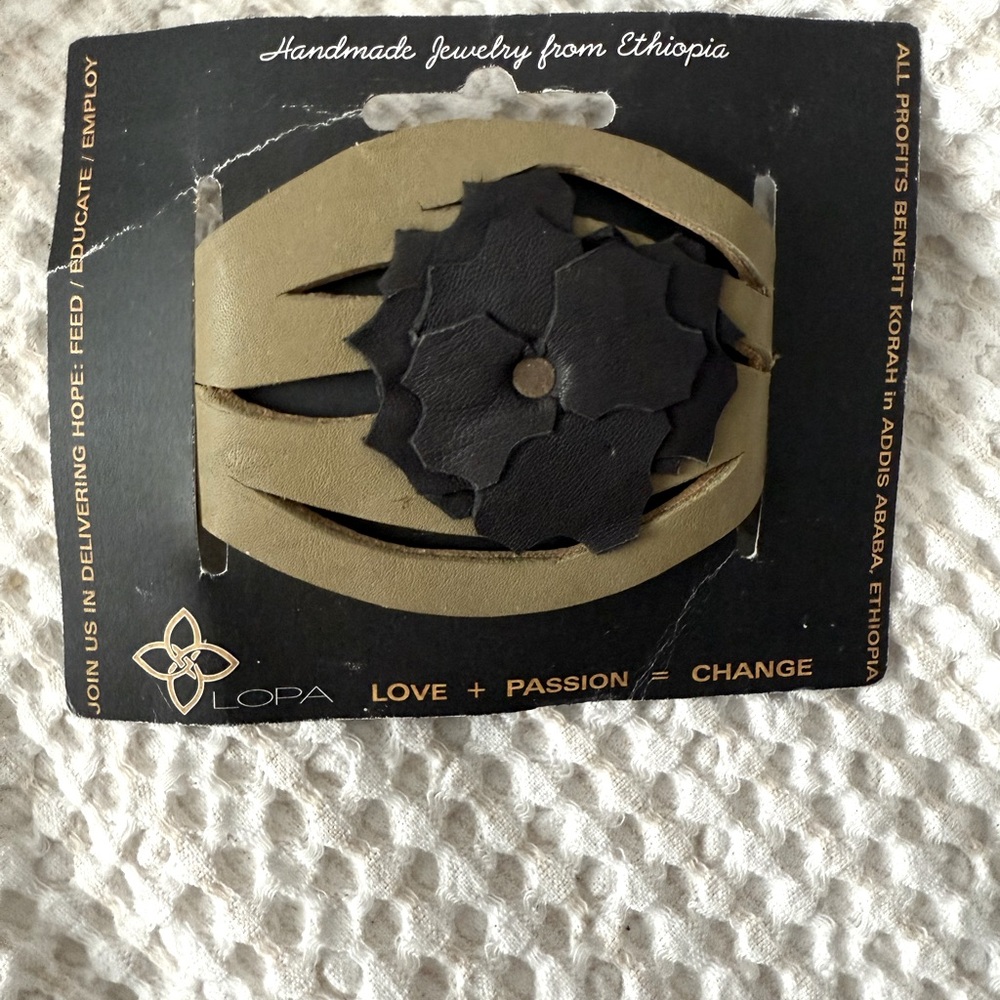 2/$10 Handmade Bracelet from Ethiopia NWT